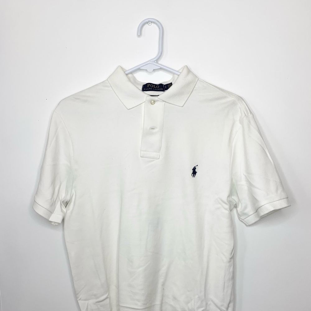 White Classic Polo by Ralph Lauren